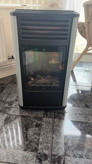 Bottle gas fire