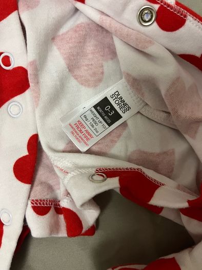 FREE 0-3mo heart Valentines onesie