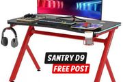 Gaming Desk with RGB LED Lights