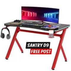 Gaming Desk with RGB LED Lights