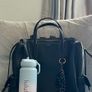 Dark Brown Unisex Leather Backpack Image 2