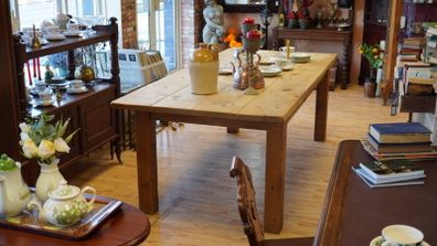 Vintage Oak Farmhouse Refectory Table