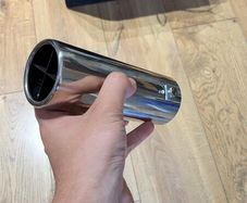 Chrome Exhaust Tip Trim 35-50mm Universal Fit