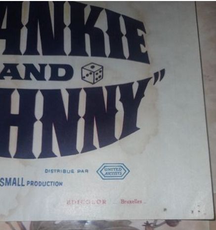Elvis Presley Frankie and Johnny Genuine Official 1965 United Artists Belgian Movie Poster,