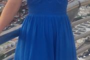 Beautifull blue dress with lace