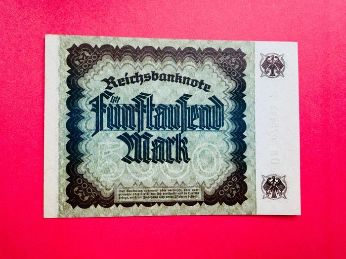 Germany  5000  Marks  1922  Pick 81a  Uncirculated )