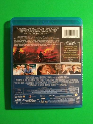 Legends of the Fall Bluray
