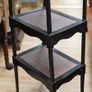 Vintage Ebonised Wooden Etagere / Display Stand Image 4