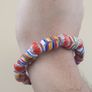 Vintage Venetian Style trade Glass Beads Bracelet Image 7