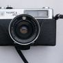 Yashica MG-1 Rangefinder 35mm Film Camera 45mm f:2.8 w/ Strap TESTED & WORKING Image 3