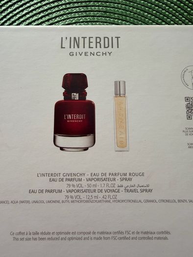 Givenchy L'Interdit gift box parfum for her