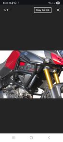 Suzuki V-Strom 1000 Upper crash bars