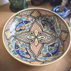 Rosalind Pottery Handcrafted & Hand Painted Bowl