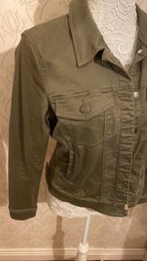 denim  jacket green