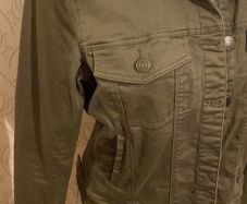 denim  jacket green