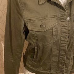 denim  jacket green