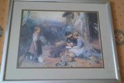 Framed Print 'The New Arrival' by Myles Birket Foster