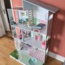 Dolls House with Dolls and Furniture Image 4