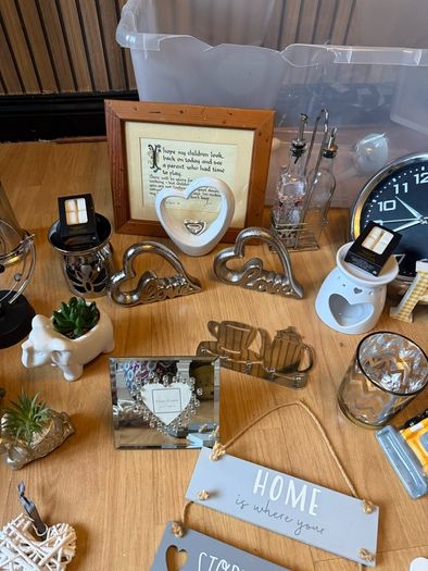 Various home decor items