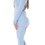 Pants Business Look blue size L white S Image 7