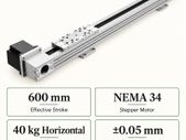 600mm CNC Linear Actuator with NEMA 34 Stepper Motor