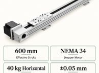 main image for ad 600mm CNC Linear Actuator with NEMA 34 Stepper Motor