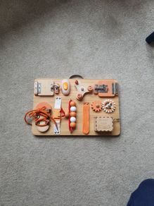 Kids Wooden Activity Busy Board