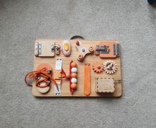 Kids Wooden Activity Busy Board