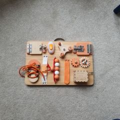 Kids Wooden Activity Busy Board