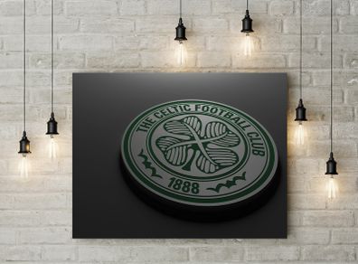 The Celtic Football Club Printed Picture Wall picture 3mm foamex board wall board wall decor wall art picture