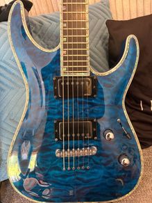 Esp Ltd Mh1000nt - Black Ocean (emg / Gotoh Upgrades)