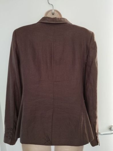 Dark Brown Linen Jacket 12