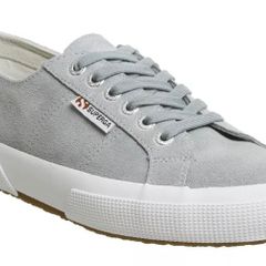 New. SUPERGA Grey Suede. Size 6-7