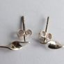 Vintage Sterling silver twist stud earrings Image 10