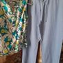 Next Blue Linen Mix Trousers , UK 20 , Excellent Condition Image 6