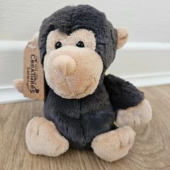 Super soft sensory plush Monkey toy All Creatures Safari new