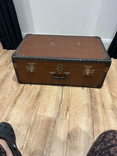 Old style suitcases