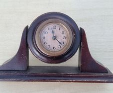 Antique, small desk clock