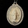 925 Sterling Silver Miraculous Medal Necklace Image 2