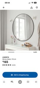 ikea round mirror