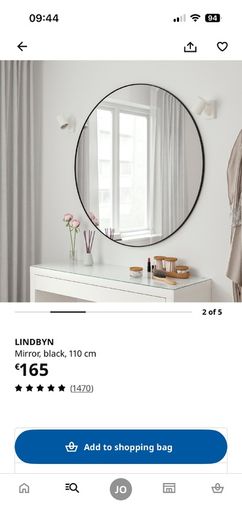 ikea round mirror