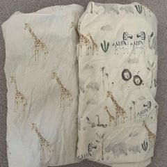 Cotbed fitted sheets