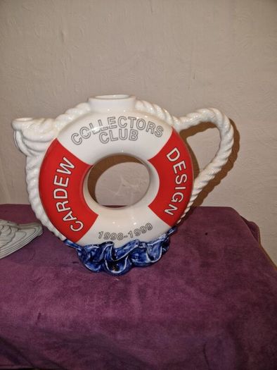 Paul Cardew Collectors Club 1998-1999 lifebuoy teapot signed