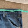 LEE cotton denim shorts unisex 34 inch waist in very good condition see last three photos for exact measurements FREE STANDARD POSTAGE INCLUDED Image 7