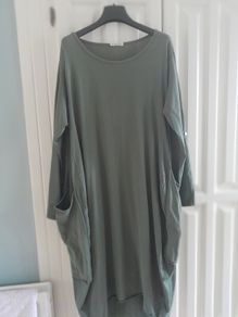 Green Lagenlook Dress