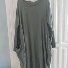 Green Lagenlook Dress