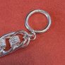 Silver 925 Textured chain link T-Bar Bracelet 35,75 grams Image 4
