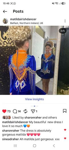 Irish dance dress
