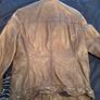 Womens Brown leather jacket size 12-14uk Image 4