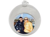 Personalised Christmas Bauble photo bauble christmas tree decoration